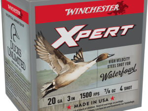 Winchester Ammo WEX2034 Super X Xpert High Velocity 20Gauge 3" 7/8oz 4Shot 25 Per Box/10 Case