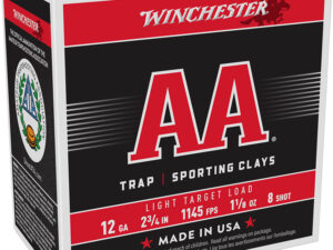 Winchester Ammo AA128 AA Light Target 12Gauge 2.75" 1 1/8oz 8Shot 25 Per Box/10 Case