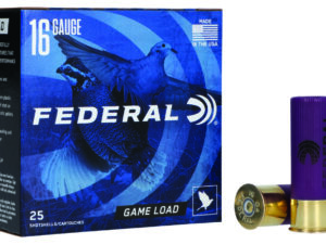 Federal H1606 Game-Shok Upland 16Gauge 2.75" 1oz 6Shot 25 Per Box/10 Case