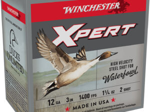Winchester Ammo WEX123H2 Super X Xpert High Velocity 12Gauge 3" 1 1/4oz 2Shot 25 Box/10 Case