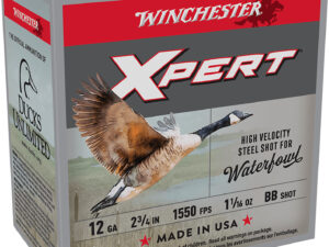 Winchester Ammo WEX12BB Super X Xpert High Velocity 12Gauge 2.75" 1 1/16oz BBShot 25 Per Box/10 Case