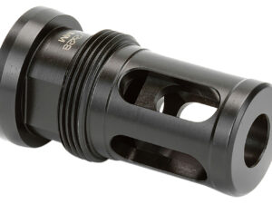 Griffin Armament GATMHC556 Taper Mount Hammer Comp Black Stainless Steel with 1/2"-28 tpi Threads, 1.94" OAL & 1.08" Diameter for 22 Cal
