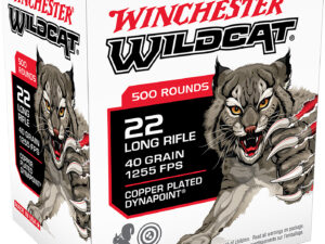 Winchester Ammo WW22LRB Wildcat  22LR 40gr Copper Plated DynaPoint 500 Per Box/10 Case *Bulk