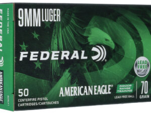 Federal AE9LF1 American Eagle IRT  9mmLuger 70gr Lead Free IRT 50 Per Box/10 Case