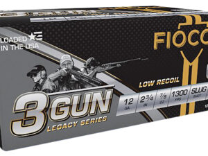 Fiocchi 12SLG3G 3-Gun Match Legacy Series 12Gauge 2.75" 7/8oz SlugShot 10 Per Box/25 Case