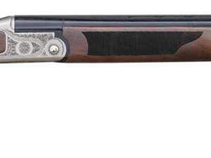 Pointer KAR2026Y Acrius  Youth 20 Gauge Break Open 3" 2rd 26" Black Chrome Lined Vent Rib O/U Barrel, Engraved Nickel Steel Receiver, Turkish Walnut Stock, Right Hand Includes 5 Chokes