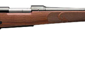 Winchester Guns 535200299 Model 70 Featherweight 6.8 Western 3+1 Cap 24" Brushed Polish Blued Rec/Barrel Satin Walnut Fixed with Feather Checkering Stock Right Hand with MOA Trigger System (Full Size)