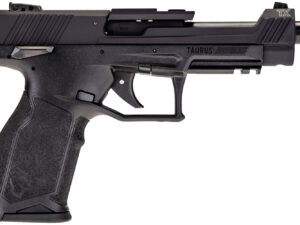 Taurus 1TX22C15110 TX22 Competition 22 LR 10+1 5.25" Threaded Bull Barrel, Overall Black Finish, Hard Coat Anodized Aluminum Optic Cut/Serrated Slide, Polymer Frame w/Picatinny Rail, Polymer Grips
