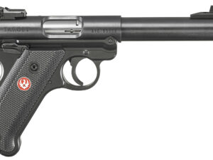 Ruger 40178 Mark IV Target Sports South Exclusive 22 LR 10+1 5.50" Blued Threaded Bull Barrel,  Blued Aluminum Frame, Black Checkered Polymer Grip, Right Hand, Two Magazines