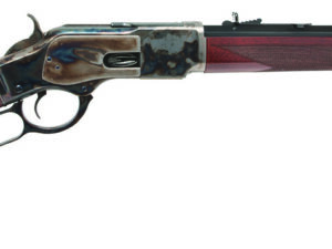 Cimarron CA204 1873 Short Deluxe Full Size 45 Colt (LC) 10+1, 20" Blued Octagon Steel Barrel, Color Case Hardened Steel Receiver, Walnut Fixed Pistol Grip Stock, Right Hand