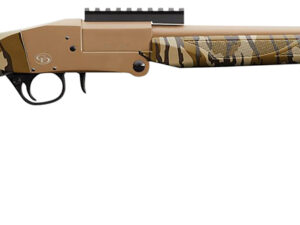 Charles Daly 930316 101 Turkey 12 Gauge Break Open 3" 1rd 20" Flat Dark Earth Cerakote Steel Barrel & Receiver, Fixed Mossy Oak Bottomland Synthetic Stock
