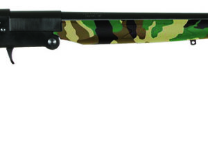 Charles Daly 930335 101  Full Size 20 Gauge Break Open 3" 1rd 26" Blued Steel Barrel & Receiver, Fixed Woodland Camo Synthetic Stock