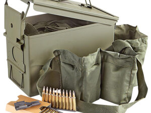 PMC 223AMB Bronze  223Rem 55gr Full Metal Jacket 840 Per Box/2 Case *Includes Ammo Can & Bandoleer