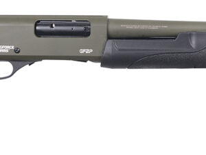Gforce Arms GF2P12 GF2P  12 Gauge Pump 3" Chamber 7+1 20" Fixed Cylinder Bore, OD Green Barrel/Rec, Black Furniture, 5rd Shell Carrier Stock, Rubber Pistol Grip, Blade Sight, 3rd Shell Holder on Rec