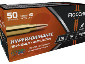 Fiocchi 223VGNT Hyperformance  223Rem 50gr Barnes Varmint Grenade 50 Per Box/10 Case