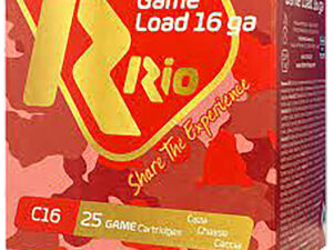 Rio Ammunition RCHV168 Game Load  16Gauge 2.75" 1 1/8oz 8Shot 25 Per Box/10 Case