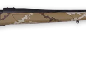 Weatherby VHH256RR6B Vanguard Outfitter 25-06 Rem 5+1 24" Threaded/Spiral Fluted, Graphite Black Barrel/Rec, Tan with Brown & White Sponge Synthetic Stock, Accubrake Muzzle Brake, Adj. Trigger