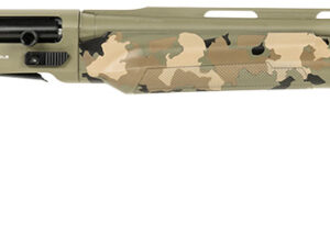 Silver Eagle Arms A21228OS3 Alpha 2  12 Gauge 3" 4+1 28" Green Cerakote Chrome Lined Vent Rib Barrel & Steel Receiver, Old School Camo Synthetic Fixed Stock