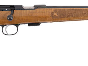 CZ-USA 02396 CZ 457 American 22 LR 5+1 20" Black Nitride Steel Threaded Barrel, AAAA Maple Wood Stock