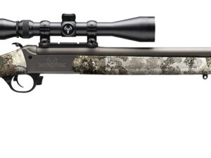 Traditions CR5-843304434 NitroFire VAPR w/Scope 50 Cal 209 Primer 26" Sniper Gray Cerakote Fluted & Tapered Barrel, Drilled & Tapped Receiver, Veil Alpine Fixed Synthetic Stock, 3-9x40mm Duplex