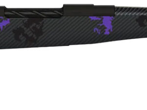 Fierce Firearms ROGM308WIN20BP Mini Rogue  308 Win 4+1 20" Hand Lapped/Match Grade Barrel, Black Cerakote Steel Receiver, Purple Camo Mini Rogue w/Adj Comb & Picatinny Rail Carbon Fiber Stock
