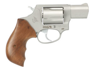 Taurus 2-605029TW 605  Small Frame 357 Mag/38 Special +P 5 Shot 2" Matte Stainless Steel Barrel, Cylinder & Frame, Walnut Grips, Transfer Bar Safety