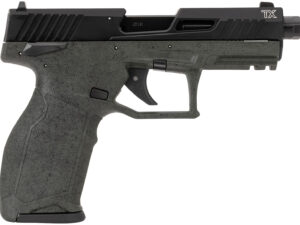 Taurus 12TX22141SP2 TX22 Gen 2 Full Size Frame 22 LR 16+1/22+1 4.60" Threaded Barrel, Serrated Slide, Adjustable Rear Sight, Polymer Frame w/Picatinny Rail