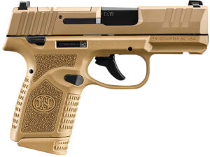 FN 66101423 Reflex MRD 9mm Luger 10+1 3.30" Micro-Compact Frame Flat Dark Earth PVD Optic Ready/Serrated Steel Slide w/Picatinny Rail Stippled Grip Ambidextrous