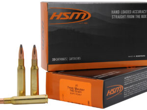 HSM 7MAUSER6N   7mmMauser 140gr Soft Point 20 Per Box/20 Case