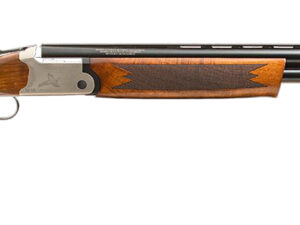 Gforce Arms GF51228 GF5 Filthy Pheasant Full Size 12 Gauge Break Open 3" 2rd 28" Black Over/Under Vent Rib Barrel, Nickel Plated Aluminum Receiver, Fixed Turkish Walnut Stock, 5 Chokes