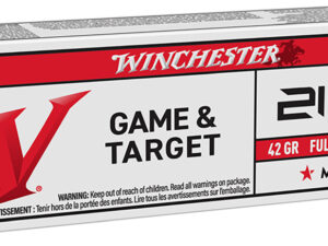 Winchester Ammo USA21 USA  21Sharp 42gr Full Metal Jacket 100 Per Box/20 Case