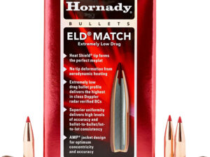 Hornady 245301   6mm .243 109gr Extremely Low Drag-Match 500 Per Box/6 Case