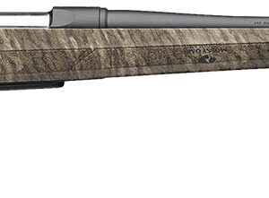 Browning 035841218 AB3  308 Win 4+1 22" Matte Blued Threaded Sporter Barrel, Matte Blued Drilled & Tapped Steel Receiver, Fixed w/Textured Grip Panels Mossy Oak Bottomland Composite Stock