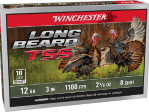 Winchester Ammo LBTSS1238 Long Beard TSS  12Gauge 3" 2 3/8oz Tungsten 8Shot 5 Per Box/10 Case