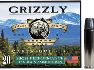 Grizzly Ammo GC357M14   357Mag 200gr Wide Long Nose Gas Check 20 Per Box/10 Case