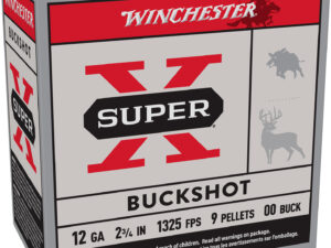 Winchester Ammo XB1200VP25 Super X  12Gauge 2.75" 00Buck Shot 25 Per Box/10 Case