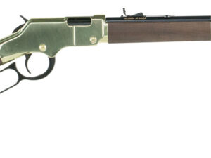 Henry H004 Golden Boy  22 LR Caliber with 16 LR/21 Short Capacity, 20" Octagon Barrel, Brasslite Metal Finish & American Walnut Stock Right Hand