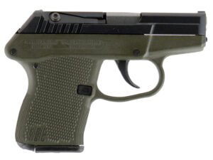 Kel-Tec P32BGRN P-32  32 ACP Caliber with 2.68" Barrel, 7+1 Capacity, Green Finish Aluminum Frame, Serrated Blued Steel Slide & Green Polymer Grip