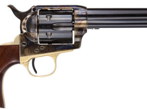 Taylors & Company 550847 Ranch Hand  45 Colt (LC) Caliber with 5.50" Blued Finish Barrel, 6rd Capacity Blued Finish Cylinder, Color Case Hardened Finish Steel Frame & Walnut Grip