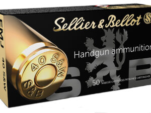 Sellier & Bellot SB40B Handgun  40S&W 180gr Full Metal Jacket 50 Per Box/20 Case