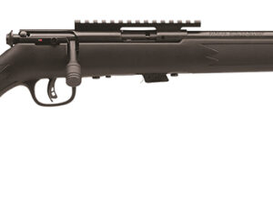 Savage Arms 96699 93R17 FV-SR Full Size 17 HMR 5+1 16.50" Matte Black Heavy Threaded Barrel, Matte Black Picatinny Rail Carbon Steel Receiver, Matte Black Fixed Varmint Synthetic Stock, Right Hand