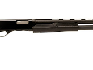 Stevens 22436 320 Field Full Size 20 Gauge Pump 3" 5+1 26" Matte Black Vent Rib Barrel, Matte Black Aluminum Receiver, Fixed Matte Black Synthetic Stock, Ambidextrous