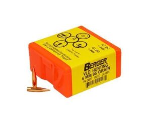 Berger Match Grade Hunting Bullets 6mm .243" 95 gr VLD HUNTER 100/box