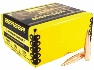 Berger Match Grade Target Bullets 7mm .284" 180 gr HYBRID TARGET 500/ct