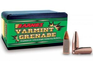 Barnes Varmint Grenade Rifle Bullets .20 cal .204" 26 gr FB 100/ct