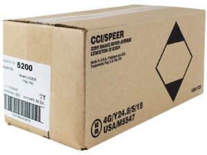 CCI Blazer Brass Handgun Ammunition 9mm Luger 115 gr. FMJ 1145 fps 1000/ct Case (20-50ct Boxes)