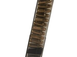 Elite Tactical Systems Carbon Smoke Handgun Magazine for Glock 43 9mm Luger 12/rd