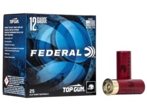 Federal Top Gun Shotshells 12ga 2-3/4" 1-1/8oz 1200 fps #8 250/ct Case (10 Boxes- 25/ct)