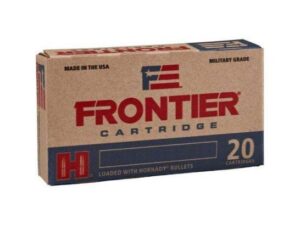 Hornady Frontier Rifle Ammunition .223 Rem 68 gr BTHP-MATCH 500/ct Case (25-20/ct Boxes)