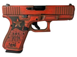 Glock 19 Gen 5 Custom "Texas Orange" Handgun 9mm Luger 15rd Magazines (3) 4.02" Barrel Austria